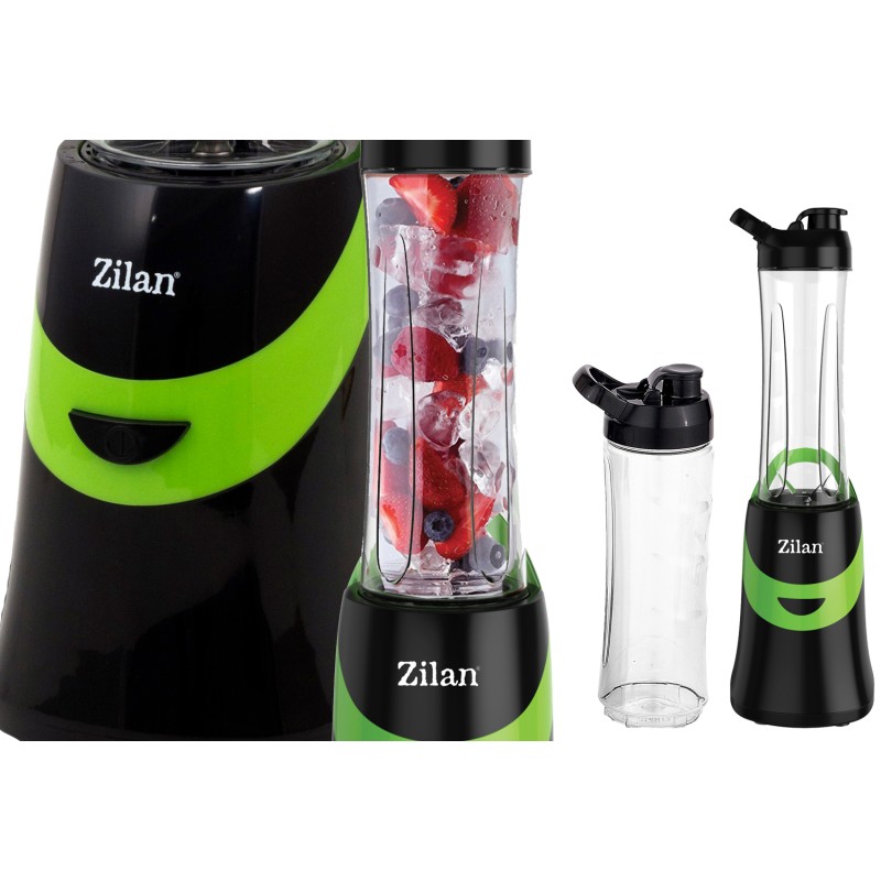 Blender Zilan ZLN0511 pentru smoothies cu recipient sport , 350 W, 600 ml