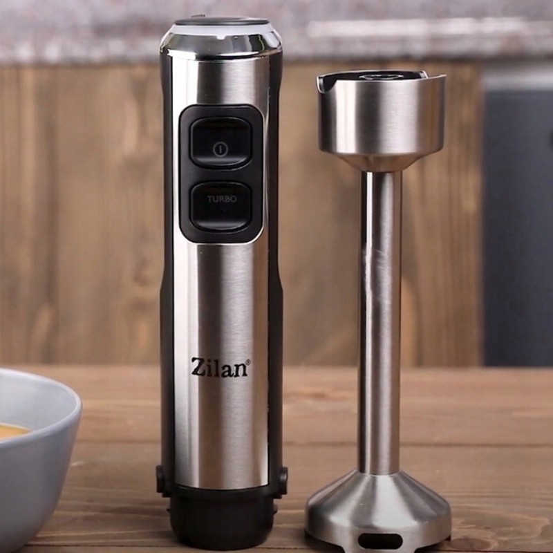 Mixer vertical ZİLAN ZLN-3994, 1200W, 15 viteze, functie Turbo, İnox