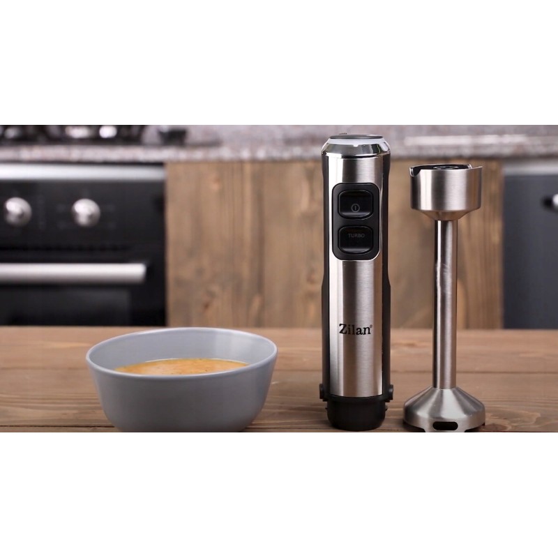 Mixer vertical ZİLAN ZLN-3994, 1200W, 15 viteze, functie Turbo, İnox