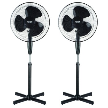 Set 2 bucati Ventilator ZLN-3262, Negru Putere 40W, Diametru 40 cm,