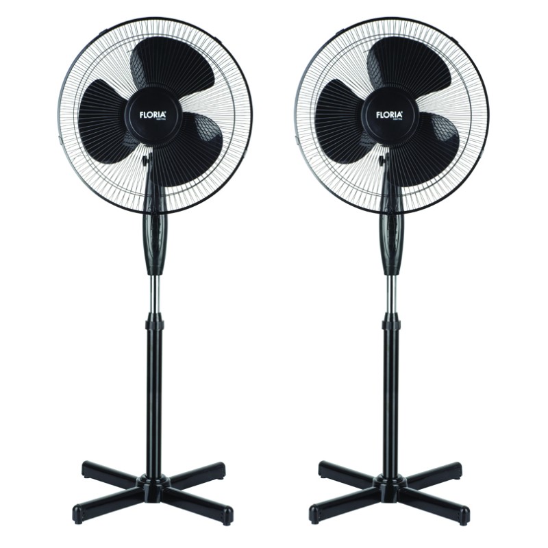 Set 2 bucati Ventilator ZLN-3262, Negru Putere 40W, Diametru 40 cm,