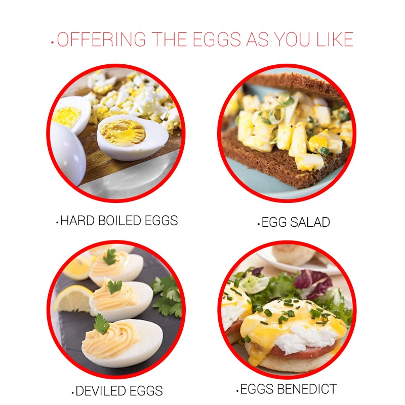 Fierbator de oua ZİLAN ZLN-8075, Negru 360W, Capacitate 7 oua,