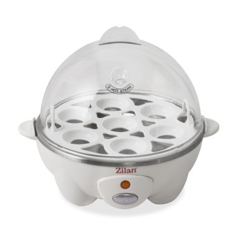 Fierbator de oua ZİLAN Alb ZLN-8075, 360 W, Capacitate 7 oua,