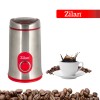 Rasnita cafea electrica, Zilan ZLN-8012,Argintiu /Rosu 150 W, inox, cutite macinare otel inoxidabil