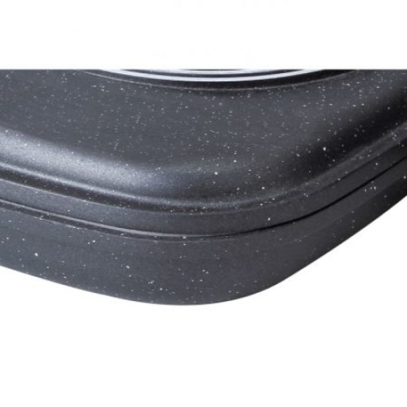 Tigaie dubla ZILAN ZLN-9522,culoare negru Diametru 30 cm, garnitura silicon rezerva,