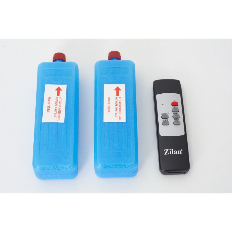 Racitor aer Zilan ZLN-3390, Putere 60W, Telecomanda, 3 viteze, Rezervor apa 4L, Timer, Umidificator si Purificator