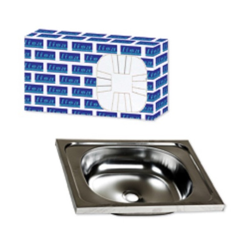 Chiuveta 0148 pentru masca, cu o cuva + racord flexibil scurgere, 40x50 cm. Z-Inox, ZLN- 0148 -2968