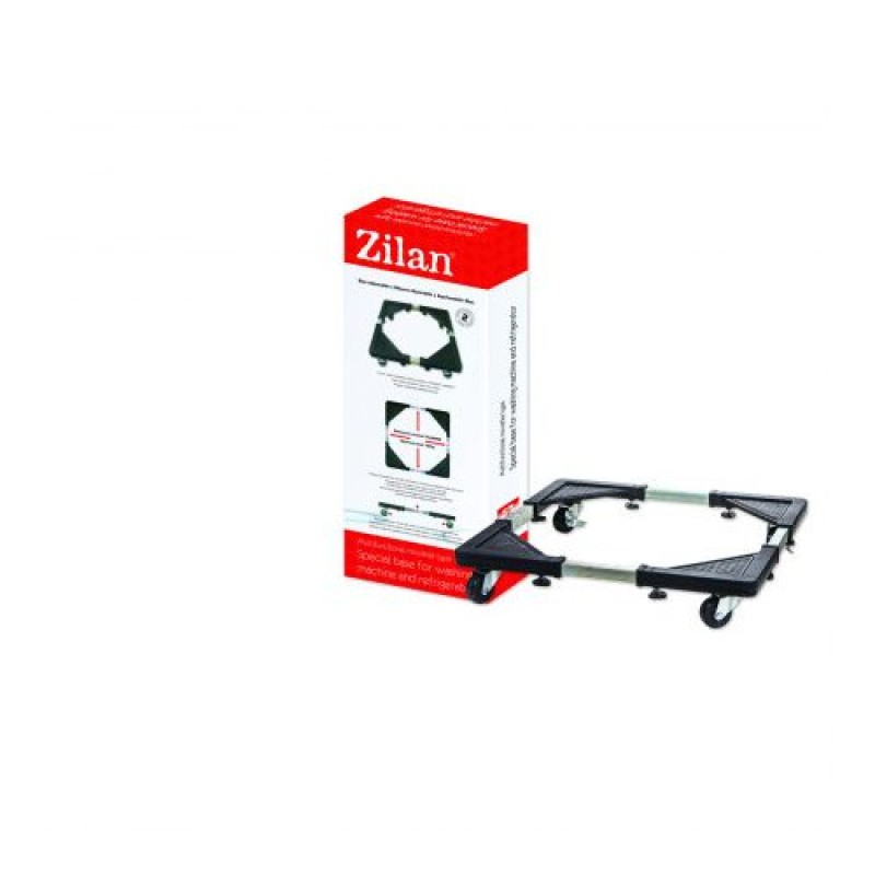 Suport pe roti reglabil Floria ZLN7499, pentru aragaz, masina spalat vase si frigider, deschidere maxima 60x70 cm