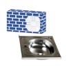 Chiuveta  ZLN 0155 o cuva pentru masca, 50x50 cm. Z-Inox, ZLN0155