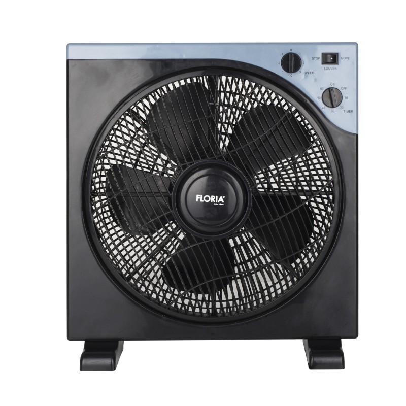 Ventilator patrat Floria ZLN-2355, 40 W, timer, 3 trepte, unghi reglabil