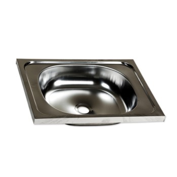 Chiuveta 0148 pentru masca, cu o cuva + racord flexibil scurgere, 40x50 cm. Z-Inox, ZLN- 0148 -2968