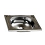 Chiuveta 0148 pentru masca, cu o cuva + racord flexibil scurgere, 40x50 cm. Z-Inox, ZLN- 0148 -2968