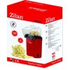 Aparat Pentru Popcorn Zilan ZLN8046, Rosu Putere 1200W, sistem cu jet de aer cald